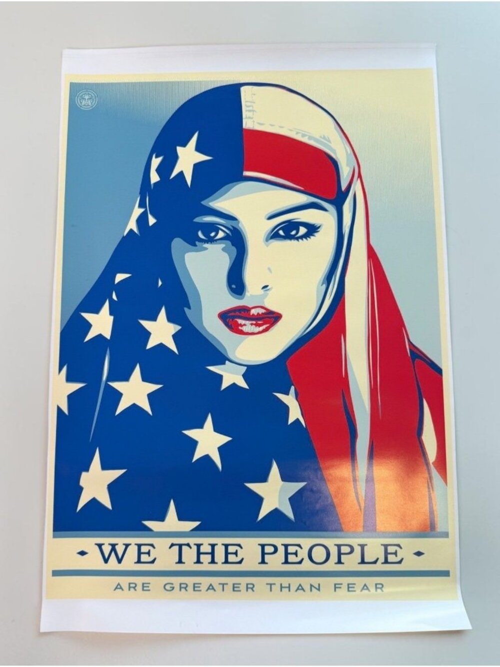 Shepard Fairey Obey We The People Art Poster Print Greater Than Fear 24"